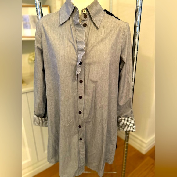 Tristan Button Down Work Dress - Picture 1 of 4